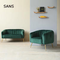 Custom Nordic Design Room Sofa Set with Velvet Fabric