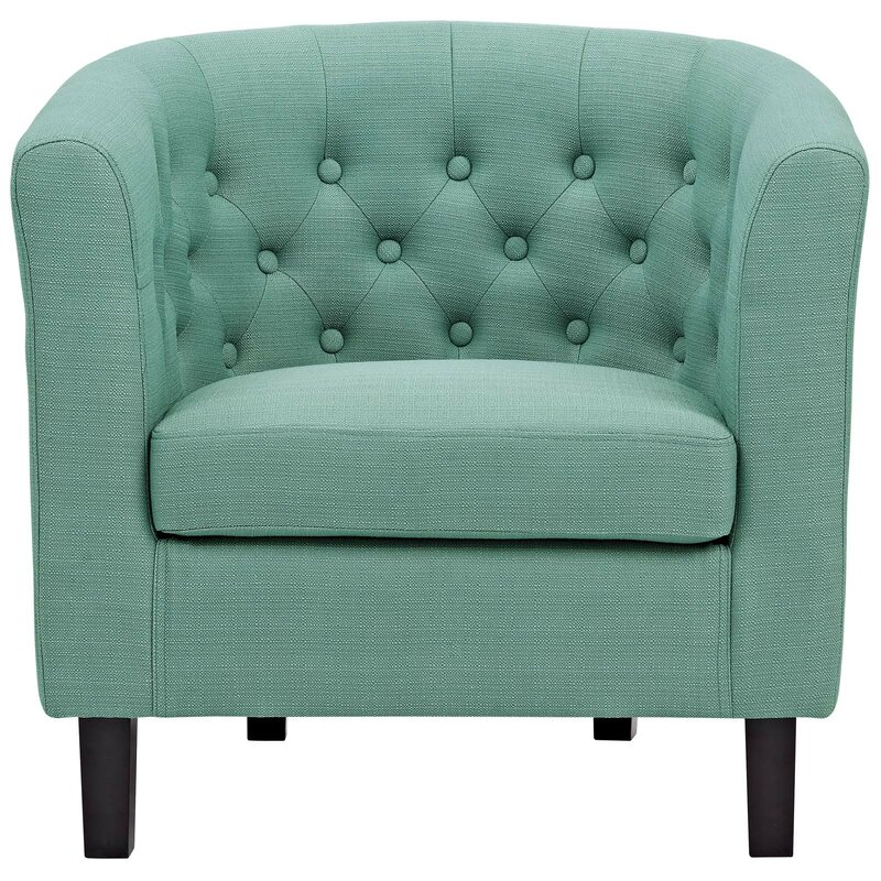 Custom Front Room Sofas Linen Fabric Barrel Chair Supplier